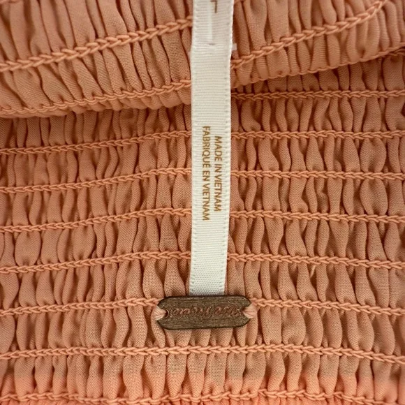 Free People Multicolor Strapless Dress Large - Picture 5 of 6